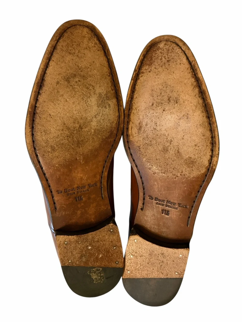 To Boot New York Adam Derrick 12981 Brown Cap Toe Oxford Dress Shoes 11.5 Italy